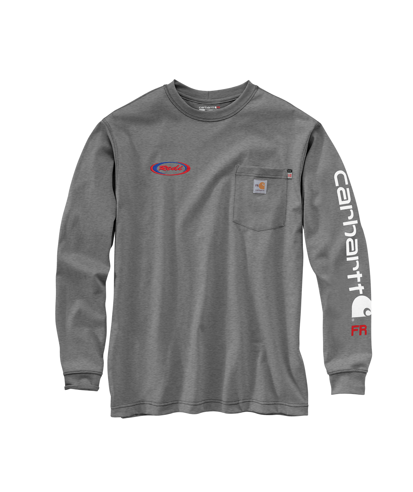 Carhartt ® Men's Flame Resistant Force Loose Fit Lightweight Long-sleeve Logo Graphic T-Shirt